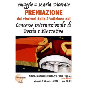 Premiazione_Dicorato_2022 Premiazione II edizione Premio Internazionale di Poesia, Narrativa e Saggistica Maria Dicorato.