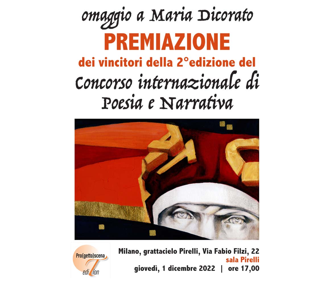 Premiazione_Dicorato_2022 Premiazione II edizione Premio Internazionale di Poesia, Narrativa e Saggistica Maria Dicorato.